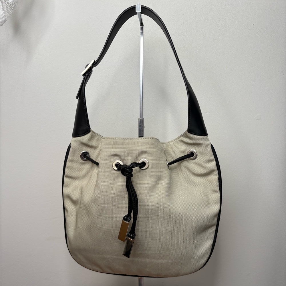 Gucci Nylon Drawstring Shoulder Bag